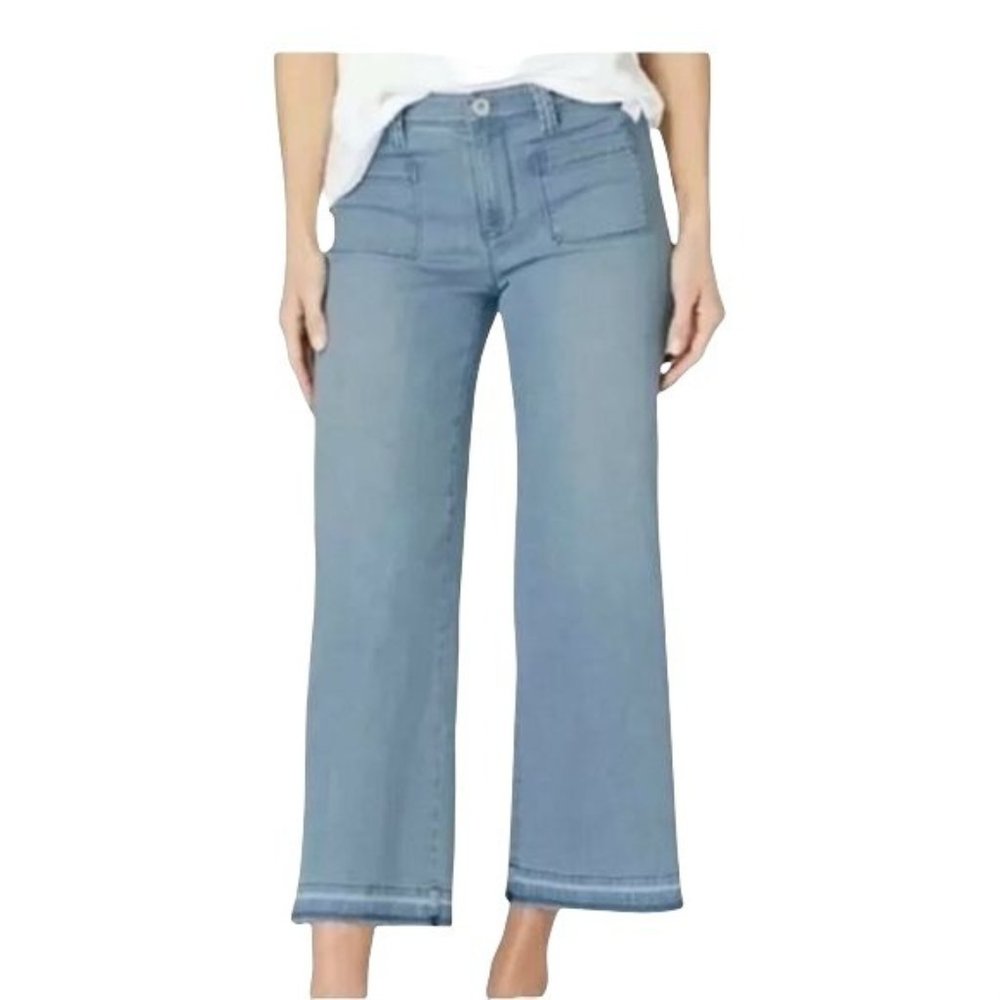 J Jill Denim High Rise Full Leg Crop size 2P